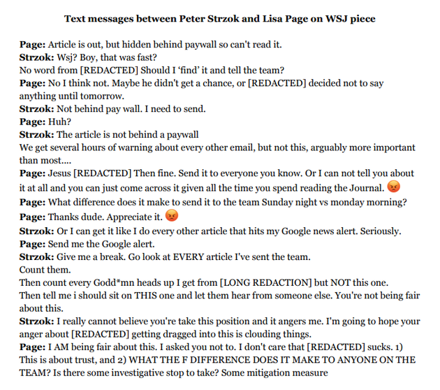 Here's What The FBI Lovers' Secret Texts Actually Say About Trump, Clinton And