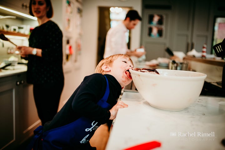 Licking the bowl: we'd all do it if we could get away with it!