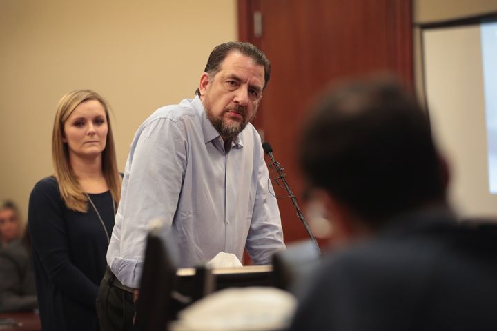 Thomas Brennan addresses Larry Nassar in court.