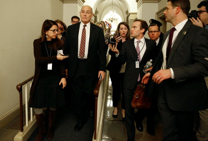 “I can confirm that Chief of Staff Kelly said today that the President’s campaign was not fully informed about the wall he was promising to voters,” a lawmaker in a closed-door meeting said.