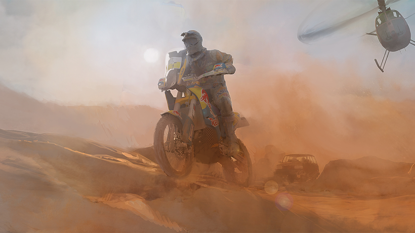 Dakar 18 Video Game Announcement Trailer: Concept Art by <a rel="nofollow" href="http://realtimeuk.com/" target="_blank">Real