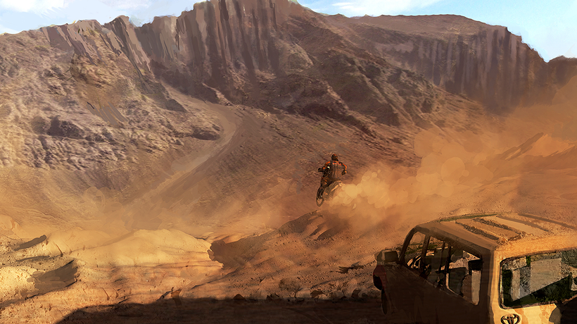 Dakar 18 Video Game Announcement Trailer: Concept Art by <a rel="nofollow" href="http://realtimeuk.com/" target="_blank">Real