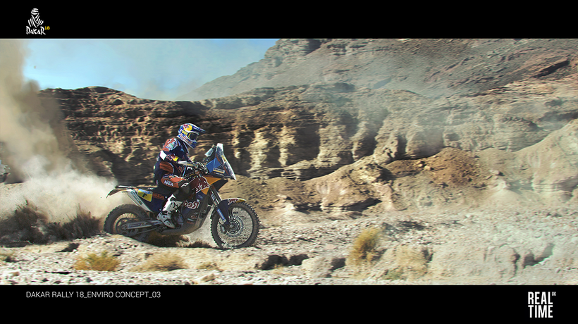 Dakar 18 Video Game Announcement Trailer: Concept Art by <a rel="nofollow" href="http://realtimeuk.com/" target="_blank">Real