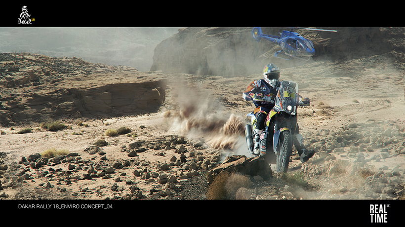 Dakar 18 Video Game Announcement Trailer: Concept Art by <a rel="nofollow" href="http://realtimeuk.com/" target="_blank">Real