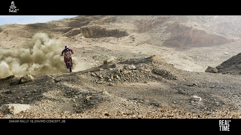 Dakar 18 Video Game Announcement Trailer: Concept Art by <a rel="nofollow" href="http://realtimeuk.com/" target="_blank">Real