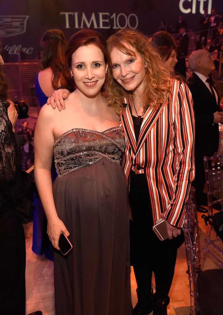 Dylan Farrow and her mother, Mia.