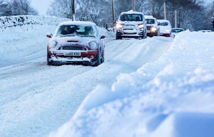 Drivers in Scotland have been told to exercise 'extreme caution' on the roads 