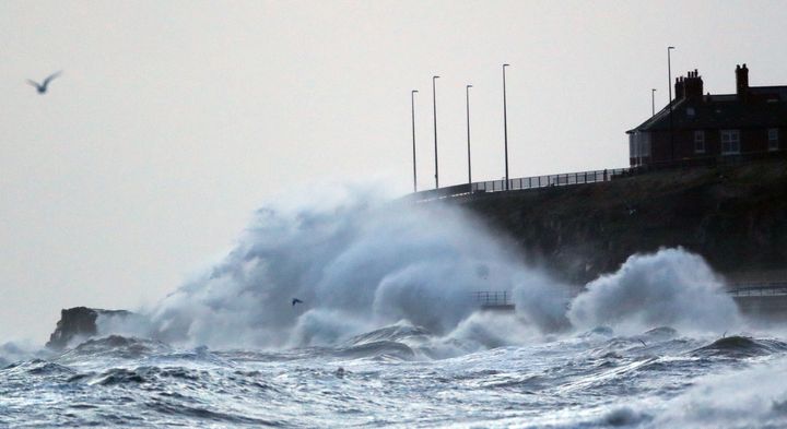 Warnings for high winds have been issued across England and Wales 