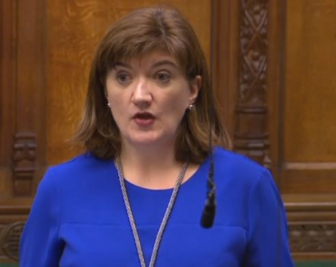 <strong>Nicky Morgan in the House of Commons. The Tory MP will be investigating RBS' conduct as chair of the Treasury Select Committee. </strong>