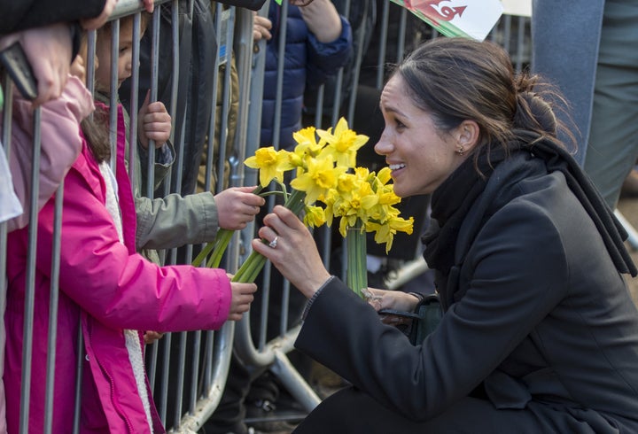 She even got flowers! 