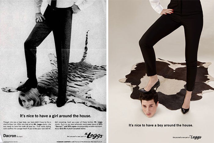 Artist Gives Vintage Ads A Feminist Makeover By Swapping Gender