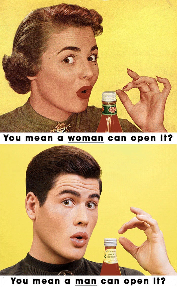 Artist Gives Vintage Ads A Feminist Makeover By Swapping Gender Roles Huffpost