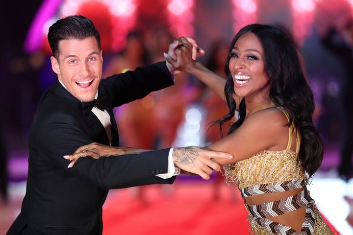 Alexandra with dance partner Gorka Marquez