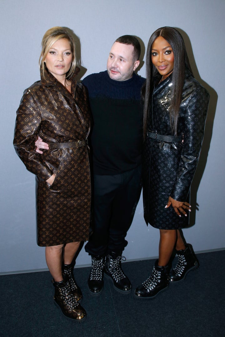 Naomi and Kate Close Out the Louis Vuitton Menswear Show