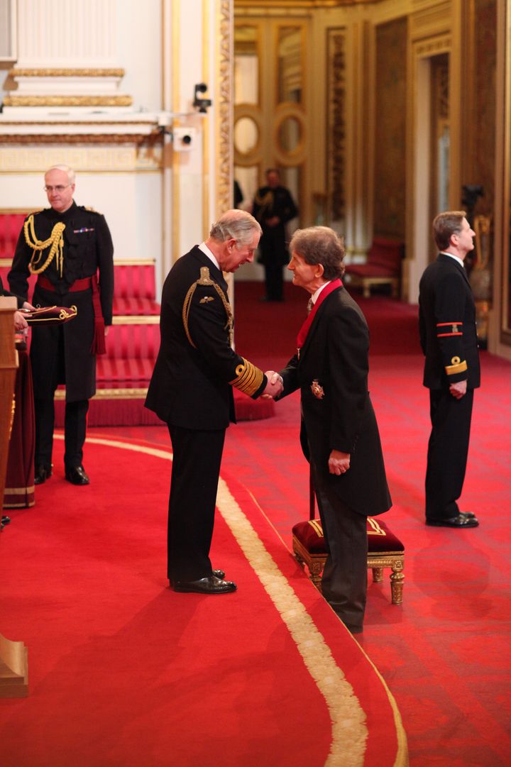 Devereux was knighted in 2016