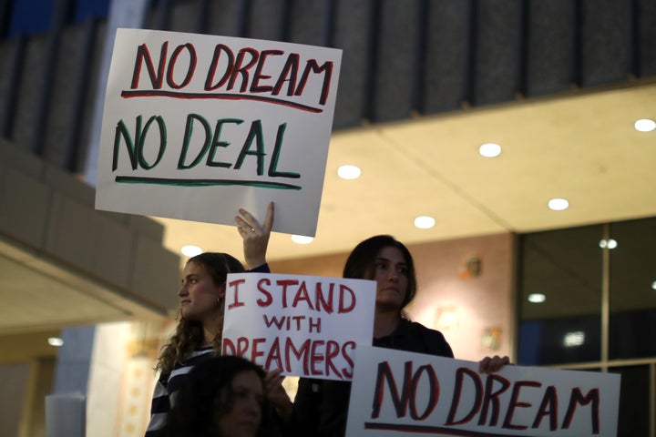 Dreamers have called on Democrats to vote against a government funding bill unless they get a deal on immigration. 