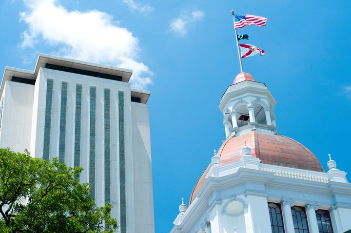 The Capitol building in Tallahassee, Florida. 