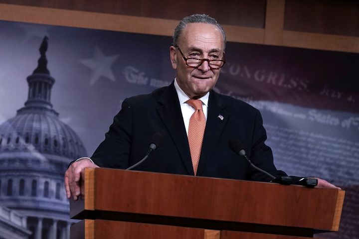 Senate Minority Leader Chuck Schumer (D-N.Y.) said in a speech that he had expressed openness to funding a border wall during discussions with President Donald Trump.