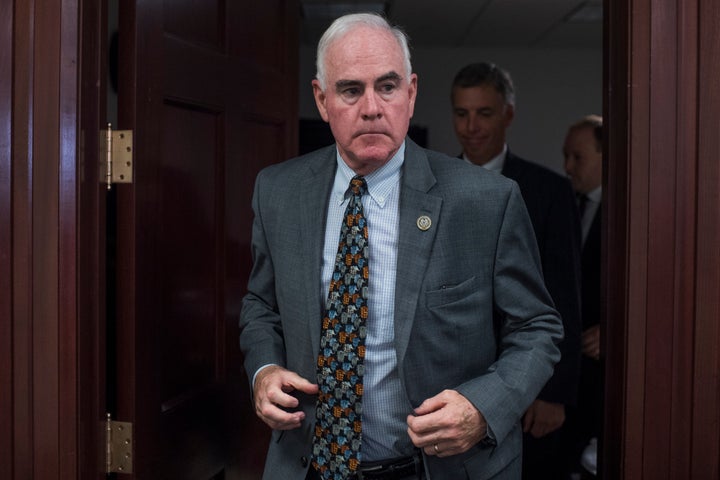 Rep. Patrick Meehan (R-Pa.) leaves a meeting on June 21, 2017.