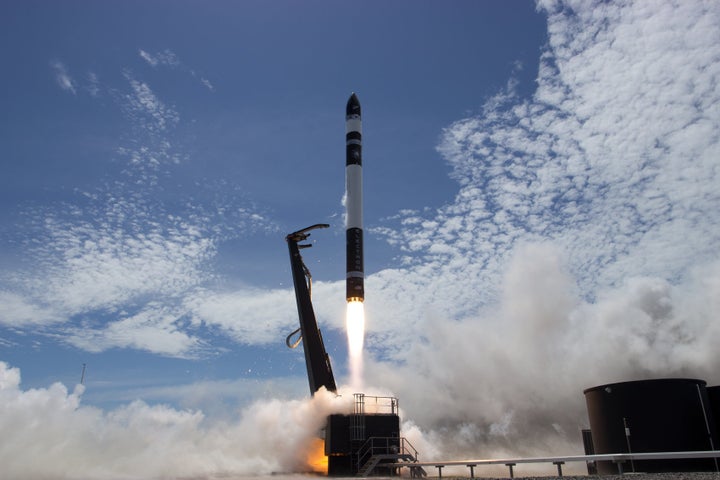 Rocket Lab's Electron rocket is named "Still Testing."