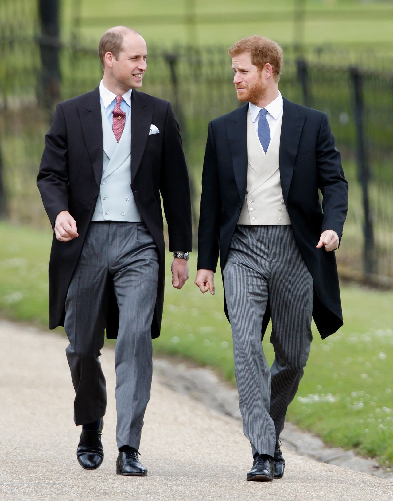<strong>Male guests are expected to wear morning suits to royal weddings, like</strong>