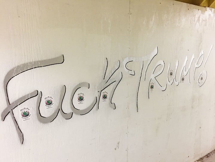 Some of Dirty Knucklez' tags get painted over -- so he returns and produces even more elaborate versions in their place. Many