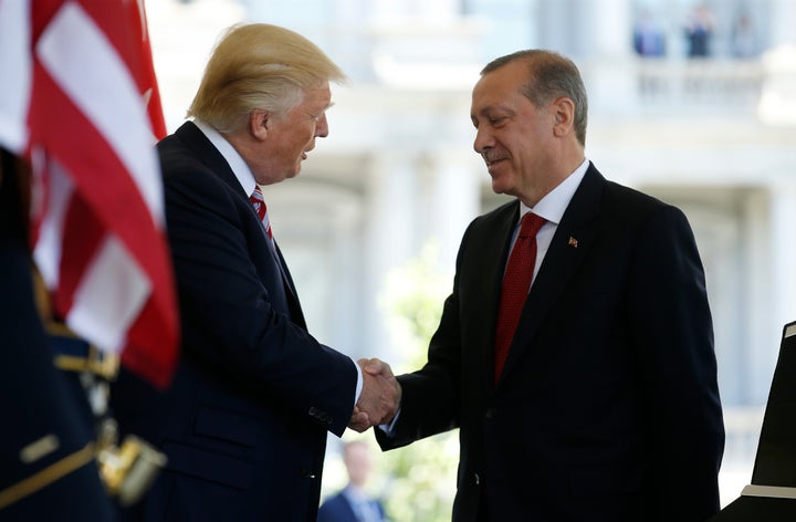 President Trump welcomed Turkey's President Recep Tayyip Erdogan to the White House in May.