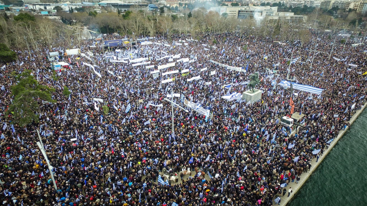 χαρακτηριστικό στιγμιότυπο από την μεγαλειώδη συγκέντρωση