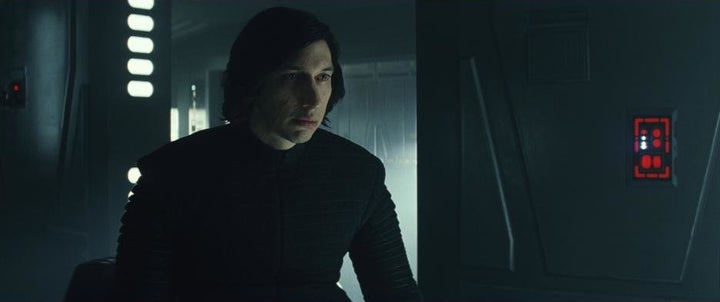 Adam Driver in "Star Wars: The Last Jedi."