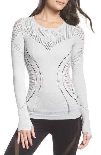 Mesh Long Sleeve Yoga Tops for Women • Value Yoga