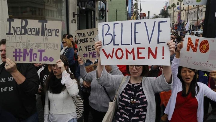 Participants march against sexual assault and harassment at the #MeToo March in Hollywood, in November. States this year will