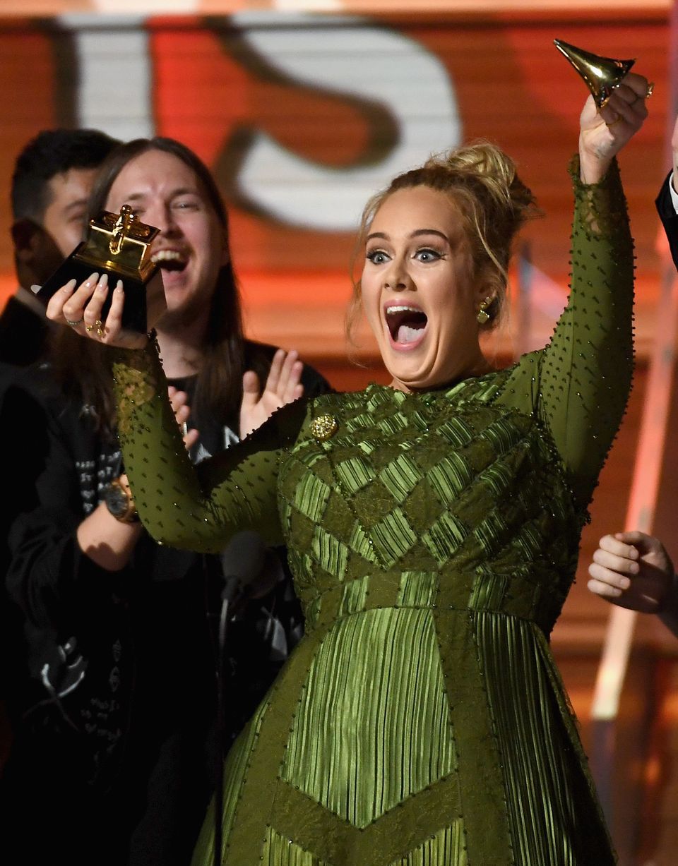 Adele refuses to accept her Album Of The Year award (2017)