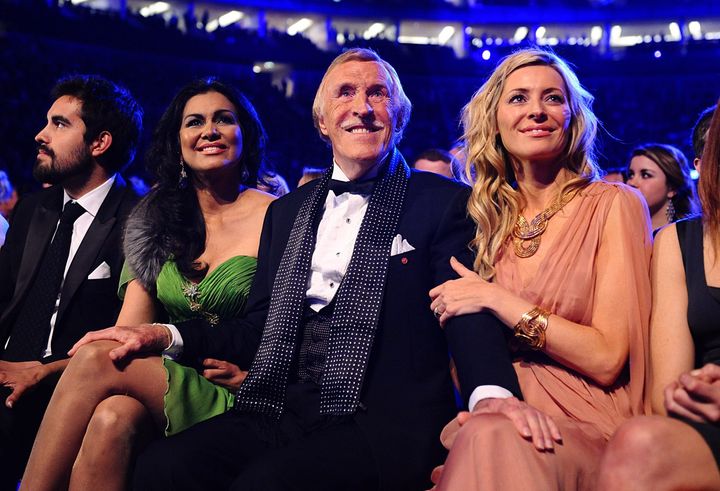 Wilnelia, Bruce and Tess Daly at the 2011 NTAs, here he received a Special Recognition Award 