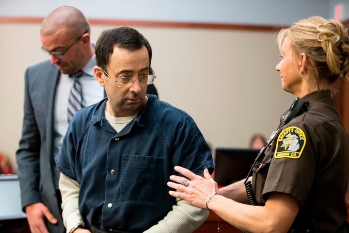 More than a hundred women have read victim impact statements during physician Larry Nassar's <a href="https://www.huffpost.com/entry/larry-nassar-victims-impact-statements_n_5a5e0860e4b03c4189691307" role="link" class=" js-entry-link cet-internal-link" data-vars-item-name="week-long sentencing hearing" data-vars-item-type="text" data-vars-unit-name="5a67f1e0e4b0dc592a0db8ce" data-vars-unit-type="buzz_body" data-vars-target-content-id="https://www.huffpost.com/entry/larry-nassar-victims-impact-statements_n_5a5e0860e4b03c4189691307" data-vars-target-content-type="buzz" data-vars-type="web_internal_link" data-vars-subunit-name="article_body" data-vars-subunit-type="component" data-vars-position-in-subunit="0">week-long sentencing hearing</a>.