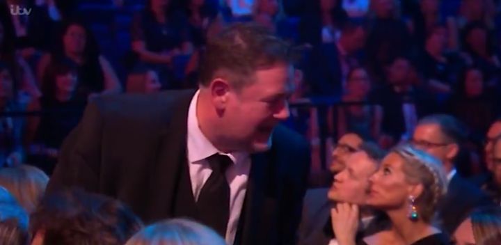 Johnny's reaction was clocked by many NTAs viewers