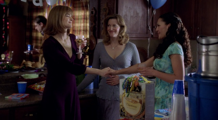 Meet Marie Schrader (Betsy Brandt, left), sister of Skyler White (Anna Gunn, center). 