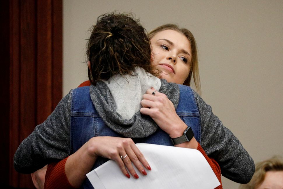 30 Photos Of Larry Nassar Survivors That Show The Rage And Resilience Of Women Huffpost