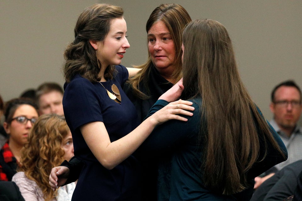 30 Photos Of Larry Nassar Survivors That Show The Rage And Resilience Of Women Huffpost Women