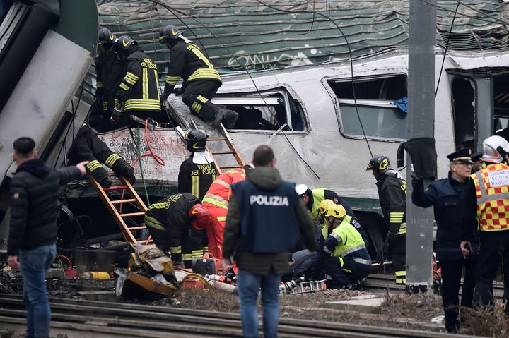 'At least' three people have died in the crash, Italian government officials said 