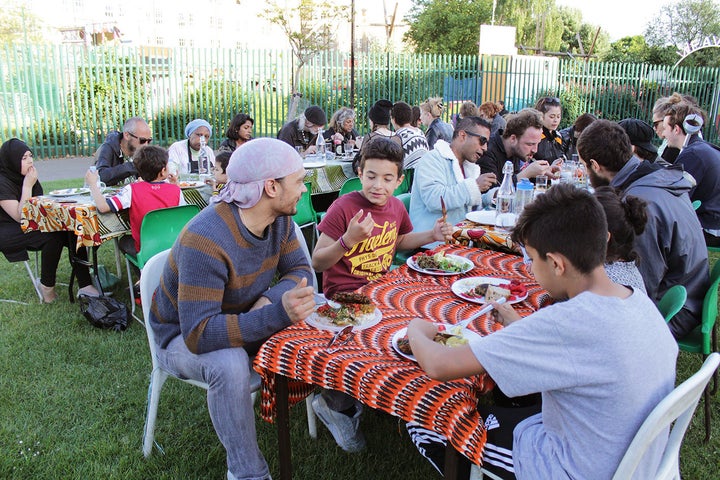 Between 35 and 50 people attend the fortnightly feasts.