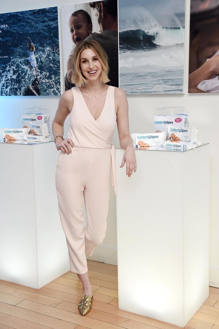 On Wednesday, TV personality and fashion designer Whitney Port attended an event hosted by Water Wipes. 