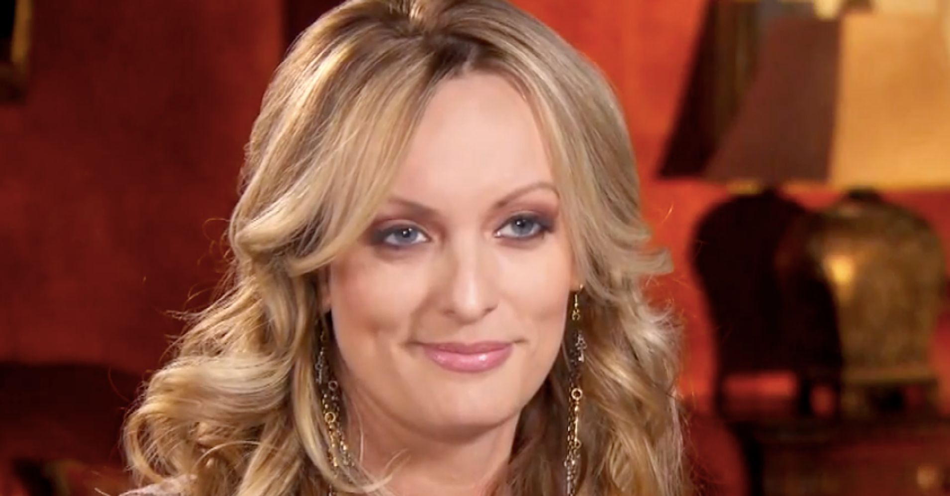Stormy Daniels Smirks When Asked If She Had Affair With Donald Trump