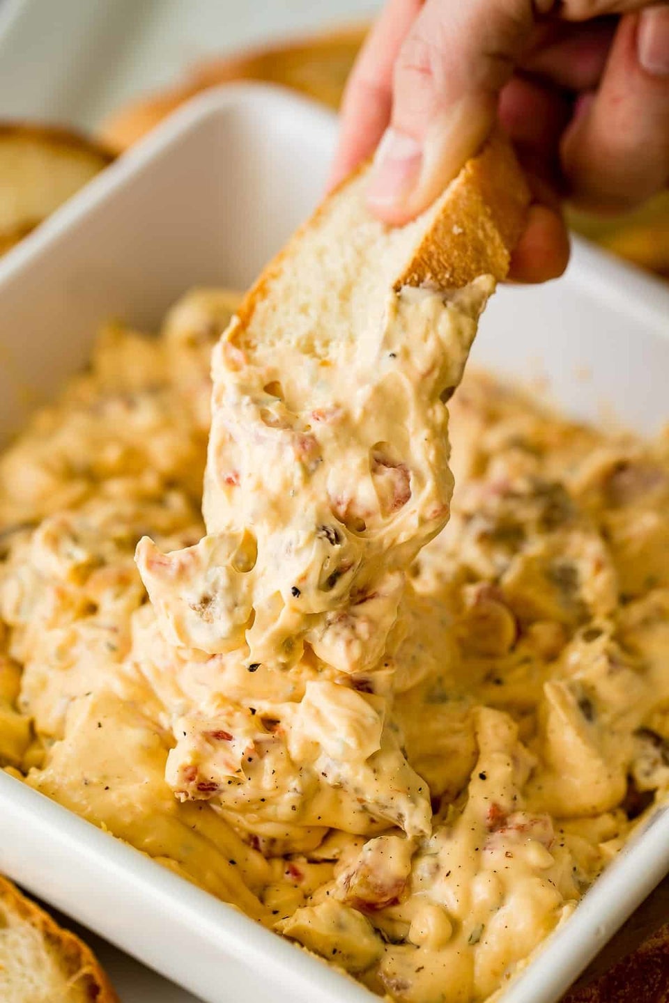 The Most Delicious Slow Cooker Taco Dip - Oh Sweet Basil