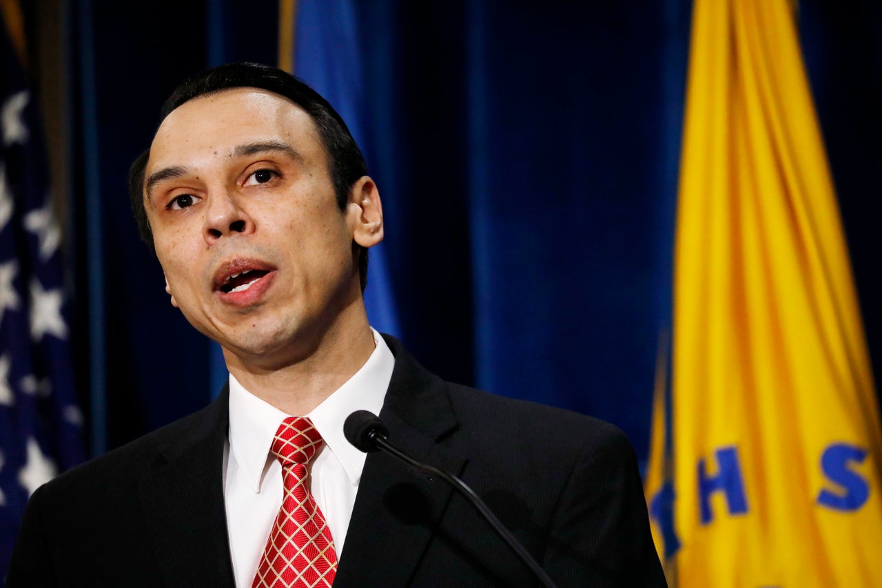 HHS Office of Civil Rights Director Roger Severino speaks at a news conference announcing a new division on Conscience and Religious Freedom at the Department of Health and Human Services.