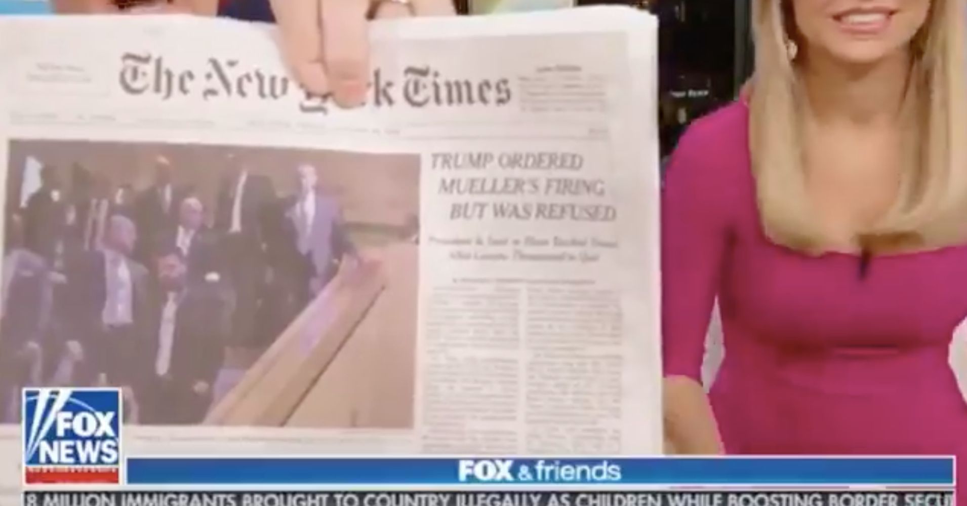 Watch 'Fox & Friends' Struggle With News That Trump Tried To Fire Mueller | HuffPost1910 x 999