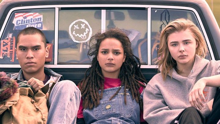 Forrest Goodluck, Sasha Lane and Chloë Grace Moretz in "The Miseducation of Cameron Post." 