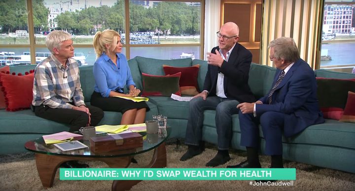 John Caudwell Speaks Out On ITV This Morning About Lyme Disease