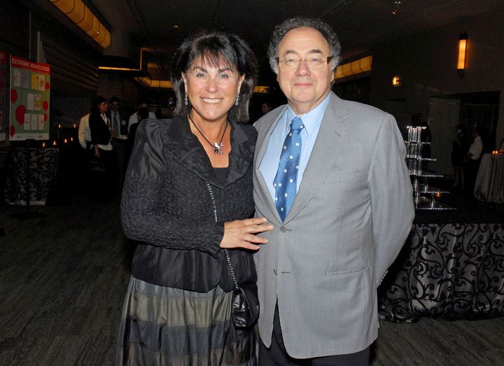 Honey and Barry Sherman, Chairman and CEO of Apotex Inc., are shown at a 2010 fundraiser in Toronto. 