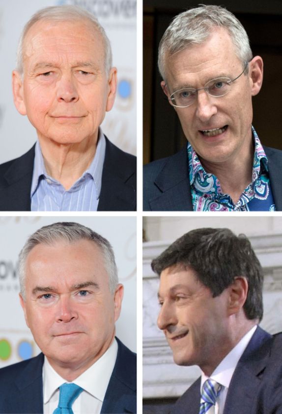 John Humphrys, Jeremy Vine, Huw Edwards and Jon Sopel have all accepted pay cuts
