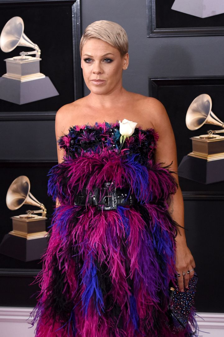 Pink at the Grammys